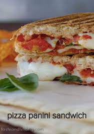 Pizza Panini Recipe Taste And Tell Recipe Recipes Wraps Recipes Vegetarian Vegetarian Party Food