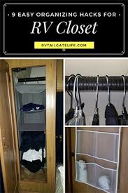 Save as much closet space as you can with a hanging closet organizer. 9 Easy Rv Closet Organization Hacks Rv Tailgate Life