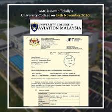 Pendaftar, kolej pertanian malaysia, kampus bukit tangga, 06050 bukit kayu hitam, kedah darul aman. Aviation Management College