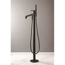 I need instructions on how to remove an old bathtub faucet that no lo. Aqua Eden Hks8130dl Modern Single Handle Claw Foot Freestanding Tub Faucet With Handshower In Matte Black