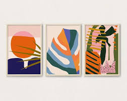 Neutral geometric wall art print, mid century modern art, abstract art, digital download, abstract black beige minimal art, thick line art. Abstract Nature Print Modern Abstract Nature Art Modern Etsy Art Prints Prints Art