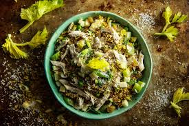 Make a vegan, kosher recipe for turmeric rice with golden raisins, made with basmati rice, turmeric, curry powder, and golden raisins. Curried Quinoa Chicken Salad Heather Christo