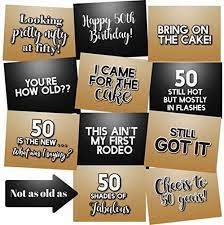 20% off with code shopmaydeals. Amazon Com 50th Birthday Photo Booth Props Accessories Kit Party Signs Set Of 12 Kitchen Dining