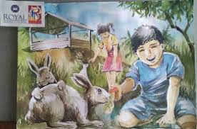 Lukisan kereta tersadai di semak samun. Lukisan Kereta Buruk Tersadai