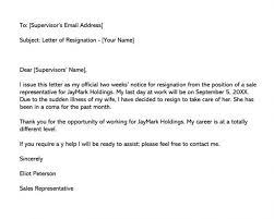 Two weeks notice resignation email sample. Sample Two 2 Weeks Notice Resignation Letter Email Example