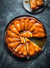 For This Classic Recipe A Puff Pastry Base Is Topped With Pears And Caramel It S Sure To Give Some French Flavour T In 2020 Pear Tarte Tatin Tarte Tatin Classic Food