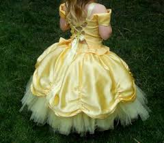 Girls Yellow Princess Dress Custom Made In Sizes 2t5t By Dressnup 125 00 Would Love This In Purple For Kaela Fancy Dresses Princess Dress Belle Costume