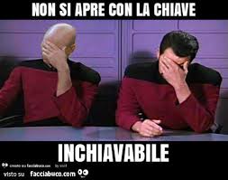 Non si apre con la chiave inchiavabile - Facciabuco.com