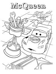 This coloring sheet shows lightning mcqueen with doc hudson. Lightning Mcqueen Coloring Pages Learny Kids