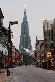Empty Street Ulm City Ulm Germany Ulm City
