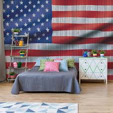 Various sizes, types & styles. Rustic American Flag Usa Photo Wallpaper Mural 1108ve