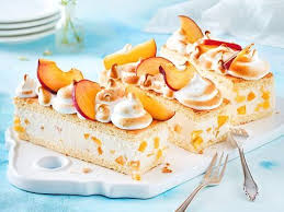 Pfirsich Joghurt Schnitten Rezept Lecker Kuchen Mit Pfirsich Kuchen Und Torten Backideen