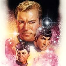 With all the appreciation posts of legendary artist DREW STRUZAN, I'm  seeing a lot of his artwork that I've never seen before, including these 2  beautiful portraits of the original “STAR TREK”