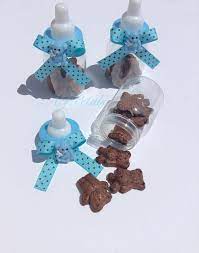 Blue Baby Shower Favors Teddy Bear Theme Shower Favors Teddy Bear Baby Bottle Favors Teddy Bear Baby Shower Theme Baby Bear Baby Shower Boy Baby Shower Themes