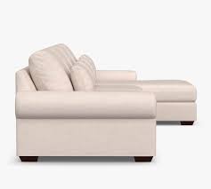 Big lots has a great selection of slip covers in many different colors and sizes. Big Sur Roll Arm Deep Seat Upholstered Sofa With Chaise Sectional Pottery Barn