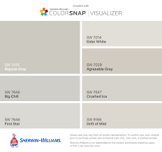 Bedroom Greiges Colorsnap Visualizer For Iphone By Sherwin Williams Repose Gray Sw 7015 Bi Matching Paint Colors Paint Colors For Home Grey Paint Colors