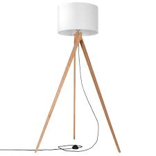 Stehlampe Beinno Holz Weiss Ip20 1xe27 Ohne Birne Sol Sl 0524