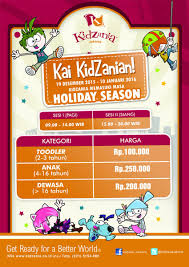 Kidzania Jakarta A Twitteren Kai Hari Ini Hingga Tgl 10 Januari 2016 Kidzania Memasuki Masa Holiday Berikut Harga Tiket Masuk Yg Berlaku Https T Co Z2segkznbl