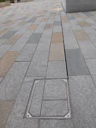 Thomas More Square Slot Drain Floor Drains Flooring Courtyard Design