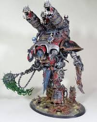 chaos knight by irondaemonforge05 miniatures warzone chaos knight warhammer 40k in 2021 warhammer 40k artwork warhammer warhammer 40k
