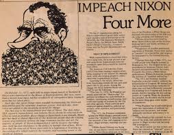 It is typically used in cases of malfeasance (see also recall election). Impeach Nixon Ann Arbor District Library