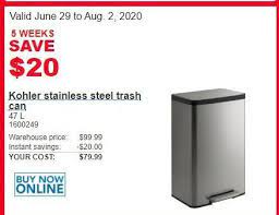 We did not find results for: Costco Kohler Stainless Steel Trash Can Redflagdeals Com