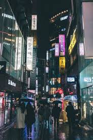 Myeong Dong On A Rainy Night Robert Koehler Travel Photography Korea Wallpaper Korea Travel South Korea Photography