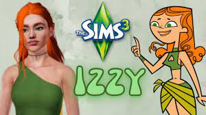 CAS Cartoons Episode 11 | Izzy in The Sims 3 | Total Drama Island Edition |  Free Sim To Download - YouTube