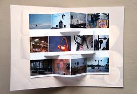 With the folded side facing you, cut two 1.5 inch slits. How To Make An Awesome Pop Up Card With Your Photos