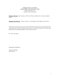 CHATHAM FINANCE COMMITTEE