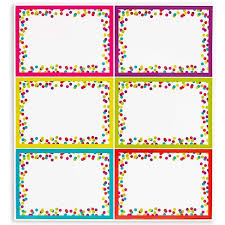 Name tag is an item added by minecraft. 144 Pack Colorful Name Tag Stickers 3 5x2 5 Inches 6 Assorted Colors Labels With Polka Dot Confetti Target