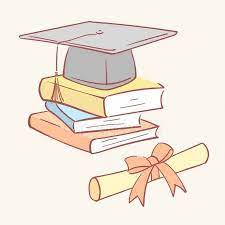 Pile Stack Diploma Graduation Academic Cap Books Hand Drawn Style Vector Doodle Ad Graduation A Graduation Cap Drawing Graduation Art Graduation Drawing