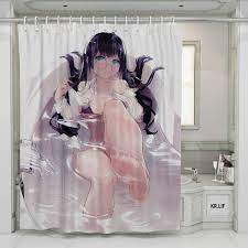 Amazon.com: KR.LIF Anime Sexy Naked Girl Shower Curtain Two Dimensional  Sexy Workplace Naked Women Lie in Bathtub Shower Curtain for Bathroom Decor  Polyester Waterproof Fabric 60 x 72 Inches : Home &