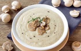 Soupe Aux Poireaux Et Champignons Au Thermomix Thermomix Recette En 2020 Soupe Poireaux Recette Veloute De Champignons Champignons Farcis