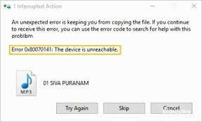 Fix Error 0x80070141 Device Is Unreachable Windows Bulletin Tutorials