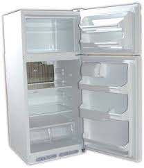 French Door Bisque Refrigerator Crystal Cold Propane Refrigerator Freezer 12 Cu Ft