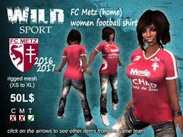 Jun 06, 2021 · leicester city defender wesley fofana has explained why he was snapped in an arsenal shirt last week. Second Life Marketplace Fc Metz Women Shirt Home 2016 2017 Rigged Mesh