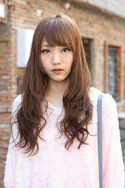 To get this type of hairstyle 22. Cute Korean Hairstyle For Girls Long Brown Hair With Bangs Hairstyles Weekly