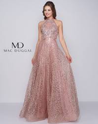 Lace Rose Gold Prom Gown Mac Duggal 30596m Gold Evening Dresses Stylish Wedding Dresses Rose Gold Prom Dress