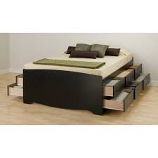 Usually in a queen size framing, these beds are made of sonax willow single captains storage bed with 6 drawers platform bed made of wood and fitted with a lot of drawers for storing beddings or clothes. Tall Queen Captains Platform Storage Bed With 12 Drawers Black Walmart Com Walmart Com