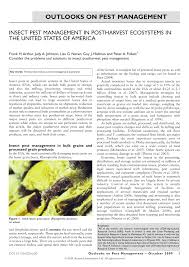 We have provided information that will increase your awareness of major pest problems on your property. Pdf Insect Pest Management In Postharvest Ecosystems In The United States Of America