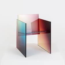 Kuramata's miss blanche chair (1988), a transparent resin chair flecked with. Ombre Glass Chair 02 By Germans Ermics Rossana Orlandi