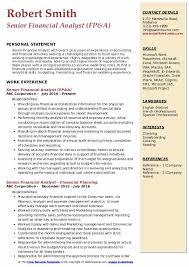 Seasoned analyst with expertise in strategic pricing, business approved capital budgeting decisions with project analysis pertaining to initial cash outflows, operating cash inflows, net present value, risk analysis, internal. Senior Financial Analyst Resume Samples Qwikresume