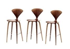 Replica Norman Cherner Stool Counter Height 25 Modern Chairs Wooden Bar Stools Wooden Counter