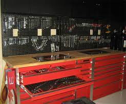 44 Tool Cabinet Mods Backsplashes To Bowling Lanes Harbor Freight Tools Blog Garage Interior Garage Design Furniture Shop