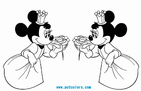 Help mickey mouse and minnie mouse prepare for halloween by coloring this page online or printing it out to color later. Disney Princess Minnie Mouse Coloring Pages Kids Coloring Pages Coloring Home
