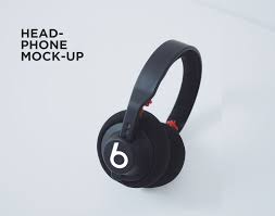 Head Phone Logo Customize Headphones Phone Mockup Mockup
