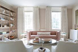Los angeles fashion blogger sydne summer helps you turn. Gold And Pink Living Room With Brass Etagere Contemporary Living Room