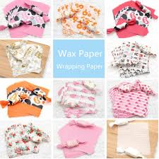 Shop for wax and parchment paper in paper & plastic. Candy Wrapping Paper Wax Paper For Candy Nougat Food Packaging Multi Color Cartoon Floral Wrapper 100 Pcs Lot Buy At The Price Of 5 99 In Aliexpress Com Imall Com