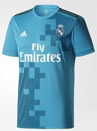 Men , 2017/18 , jersey , goalkeeper. Blue Real Madrid Jersey 2017 18 New Real Third Kit 2017 2018 By Adidas Football Kit News